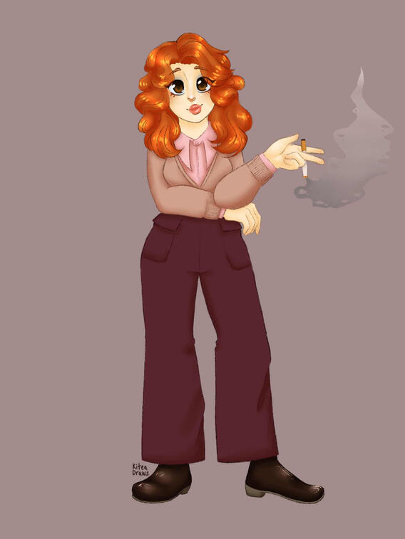 Daniels Wife: Mary! By kitea_draws